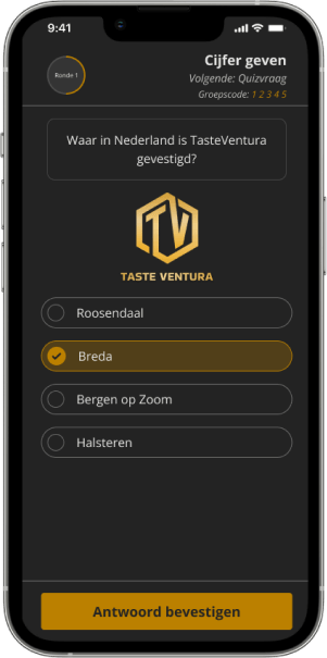 Tasteventura app screenshot